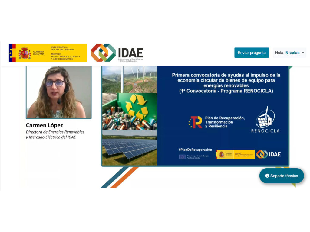 Convocatoria del Programa “RENOCICLA”