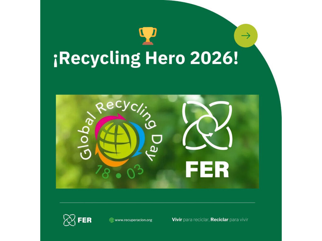 ¡FER recibió el premio Recycling Hero 2026!