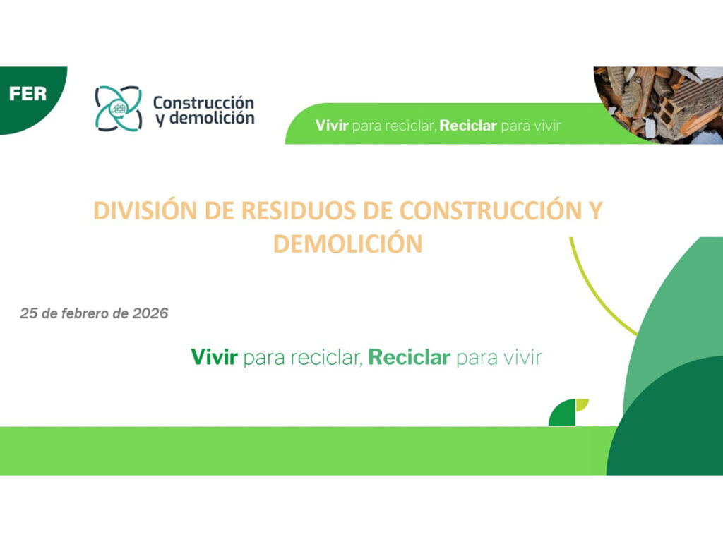Avance de los trabajos en el seno de la División de RCDs de FER