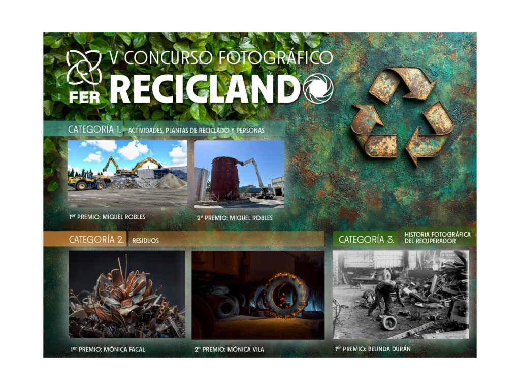 FER da a conocer a los ganadores de su concurso fotográfico en el día mundial del reciclaje