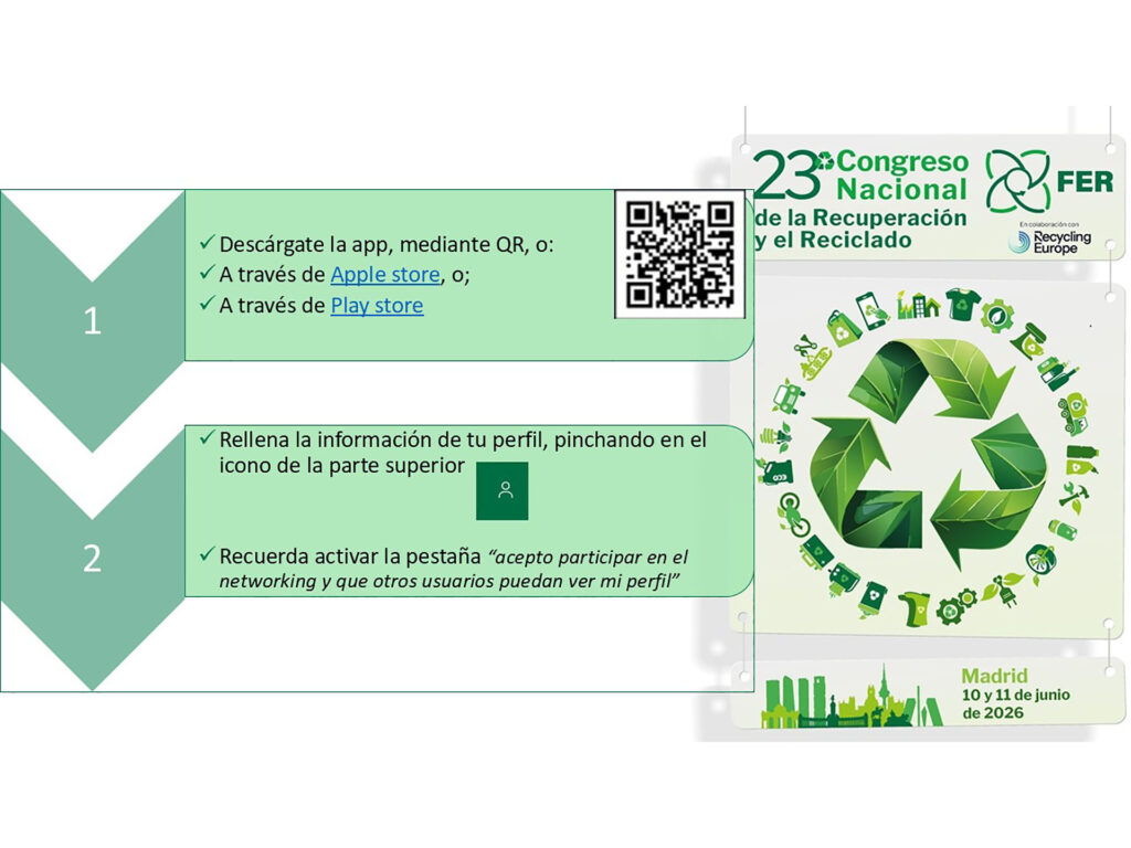 ¡Descárgate la app del Congreso de FER en dos sencillos pasos!