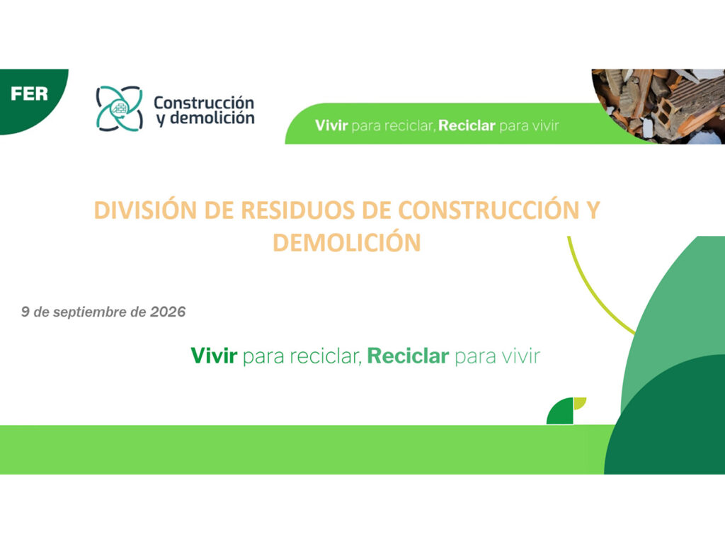 La División de Residuos de Construcción y Demolición (RCDs) aborda las principales novedades normativas
