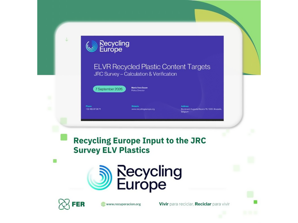 FER participa en los trabajos europeos sobre plástico reciclado en vehículos